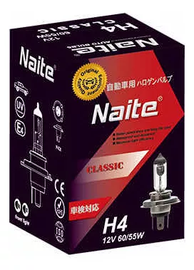 AMPOLLETA NAITE BOMBILLA HALÓGENA H4 60/55W 12V LUZ DÍA - 1