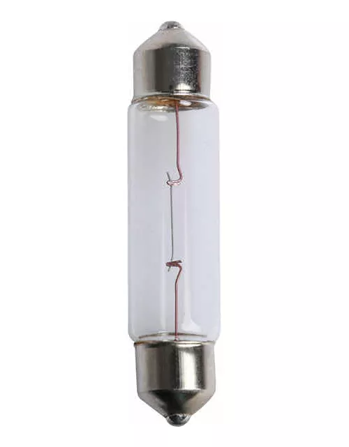 AMPOLLETA AUTO 10UNID NAITE BOMBILLA HALÓGENA T11X39 12V 5W - 2