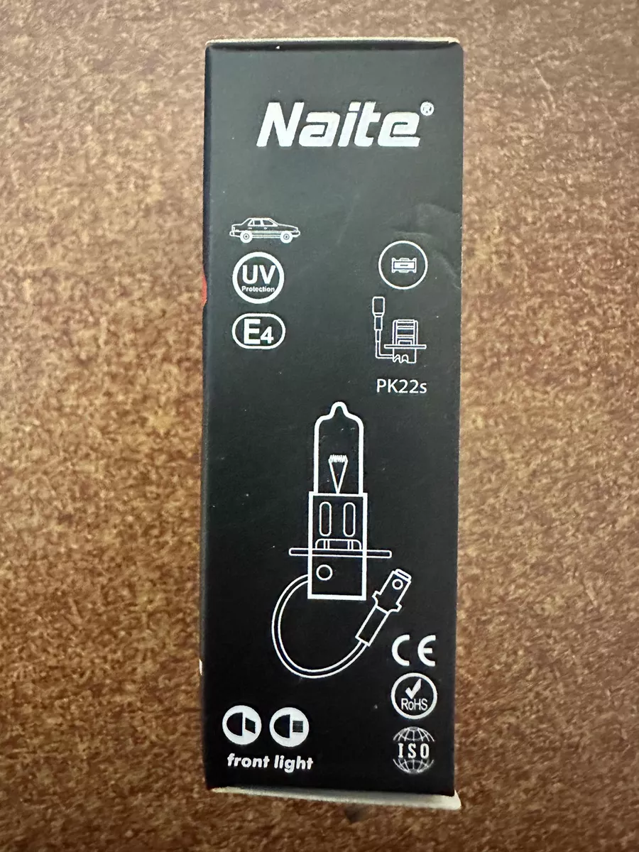 AMPOLLETA NAITE BOMBILLA HALÓGENA H3 55W 12V LUZ DÍA. - 4