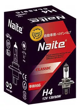 AMPOLLETA NAITE BOMBILLA HALÓGENA H4 130/90W 12V LUZ DÍA. - 1