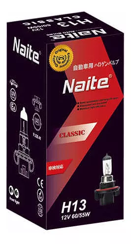 AMPOLLETA NAITE BOMBILLA HALÓGENA H13 60/55W 12V LUZ DÍA. - 1