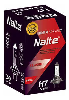 AMPOLLETA NAITE BOMBILLA HALÓGENA H7 55W 12V LUZ DÍA. - 1