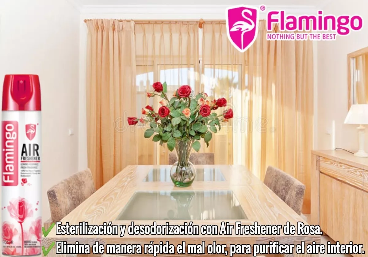DESODORANTE AMBIENTAL ROSA 330 ML FLAMINGOCHILE - 2