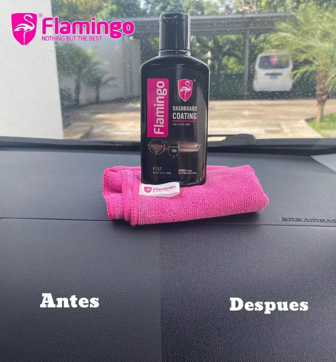 PROTECTOR DE TABLERO DE AUTO 300 ML FLAMINGOCHILE - 2