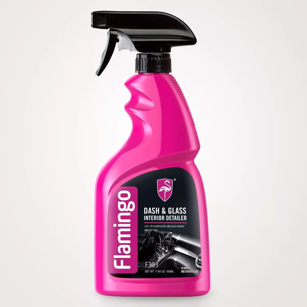 LIMPIA VIDRIOS Y PLASTICOS PROFESIONAL 500 ML FLAMINGOCHILE - 1