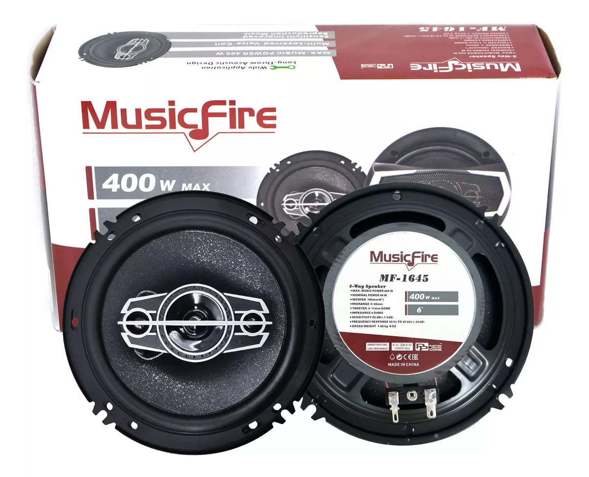 PARLANTES AUTO 6 PULGADAS 400W ORIGINAL. PREMIUM. AUTOCARS - 1