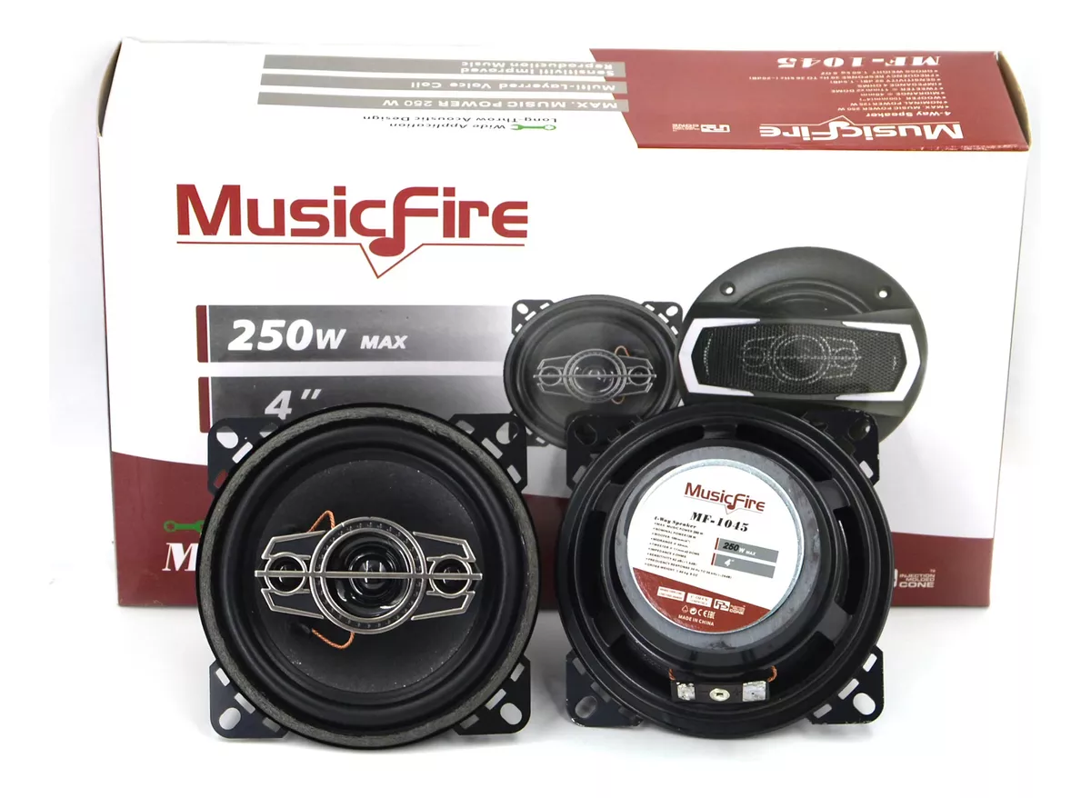 PARLANTES AUTO 4 PULGADAS 250W ORIGINAL. PREMIUM. AUTOCARS - 1