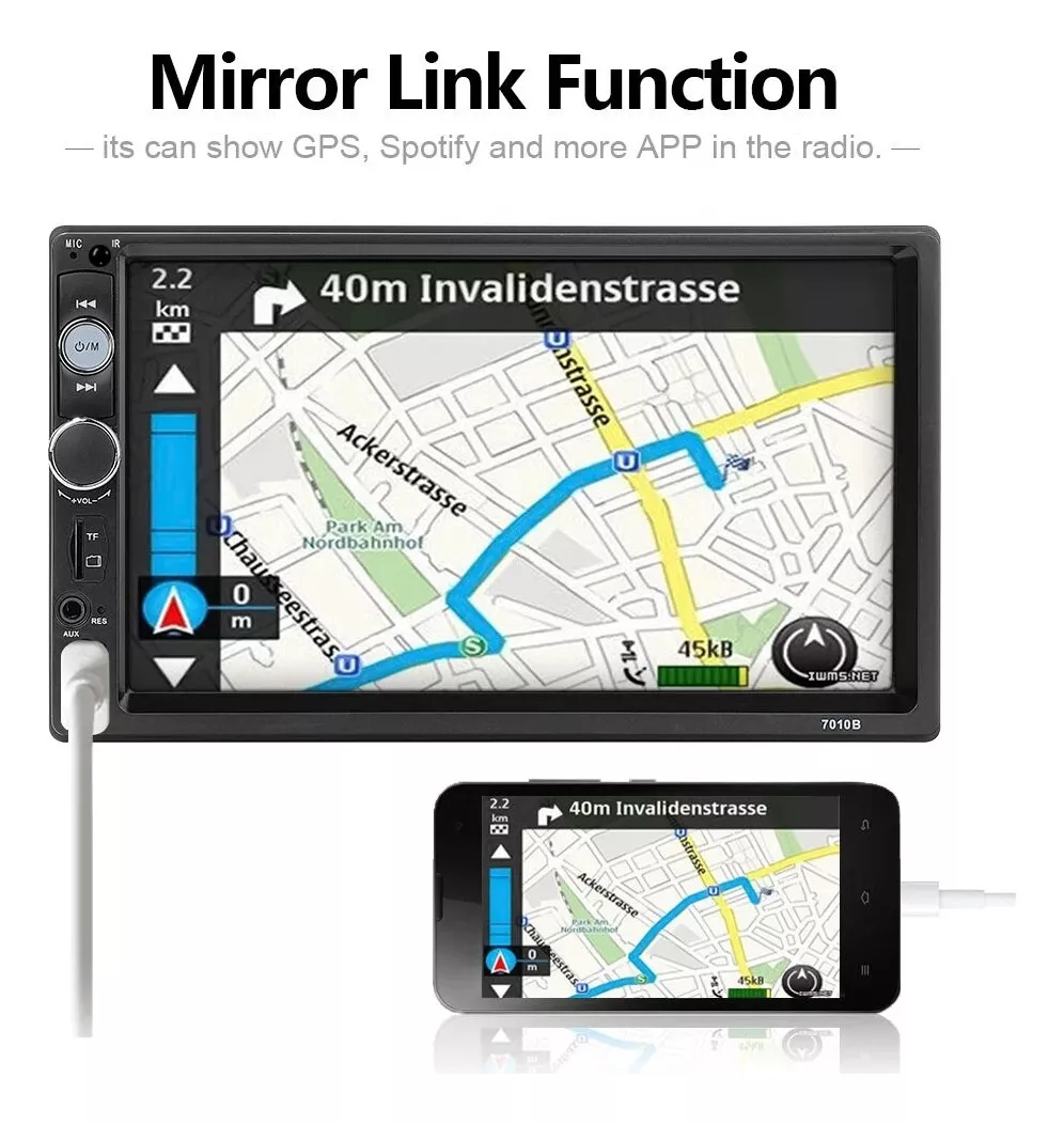 RADIO BLUETOOTH MP5 PANTALLA 7 PULGADAS PREMIUM. AUTOCARS - 5