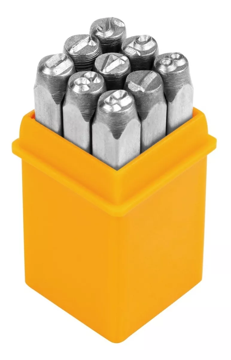 NUMEROS GOLPE TOLSEN 9 PIEZAS 6 MM AUTOCARS - 1