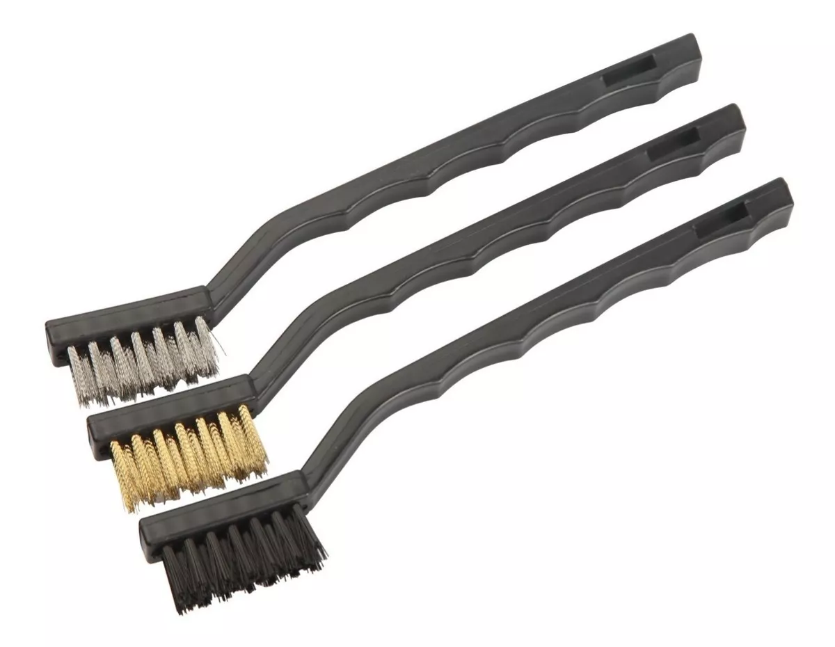 SET MINI ESCOBILLAS DE ACERO 3 PIEZAS 180 MM - TOLSEN - 1
