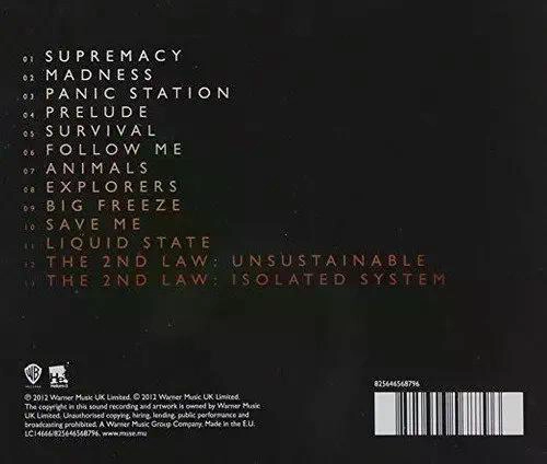 VINILO MUSE/ THE 2ND LAW 2LP - 2