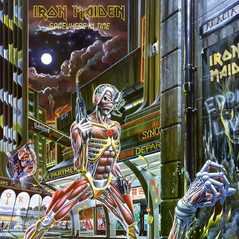 VINILO IRON MAIDEN/ SOMEWHERE IN TIME 1LP - 1