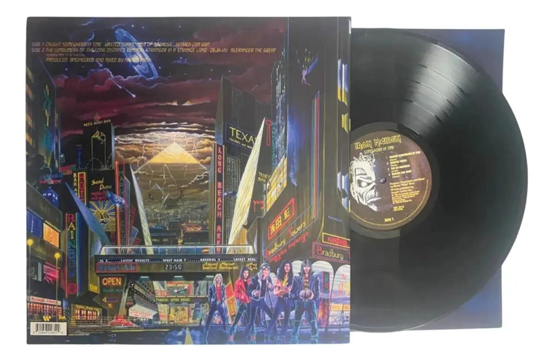 VINILO IRON MAIDEN/ SOMEWHERE IN TIME 1LP - 4