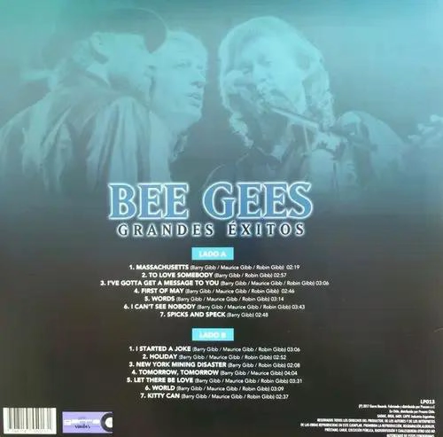 VINILO BEE GEES/ GRANDES EXITOS 1LP - 2