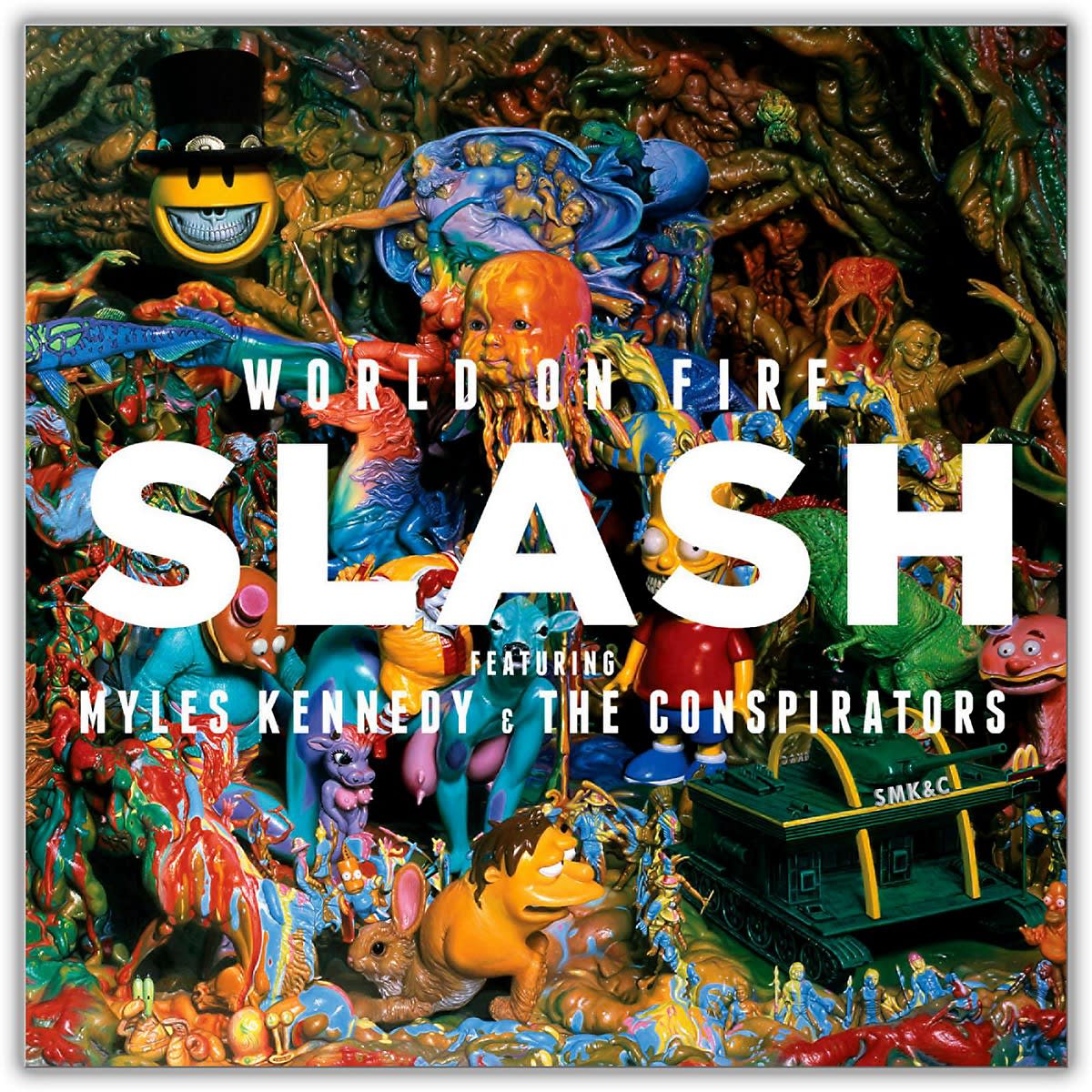 VINILO SLASH/ WORLD ON FIRE (Y) 2LP - 1