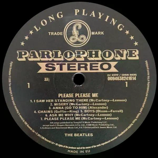 VINILO THE BEATLES/ PLEASE PLEASE ME 1LP - 4