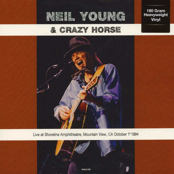 VINILO NEIL YOUNG & CRAZY HORSE/ LIVE AT SHORELINE AMPHITHEATRE MOUNTAIN VIEW 1994 (GREEN VINYL) 1L - 1