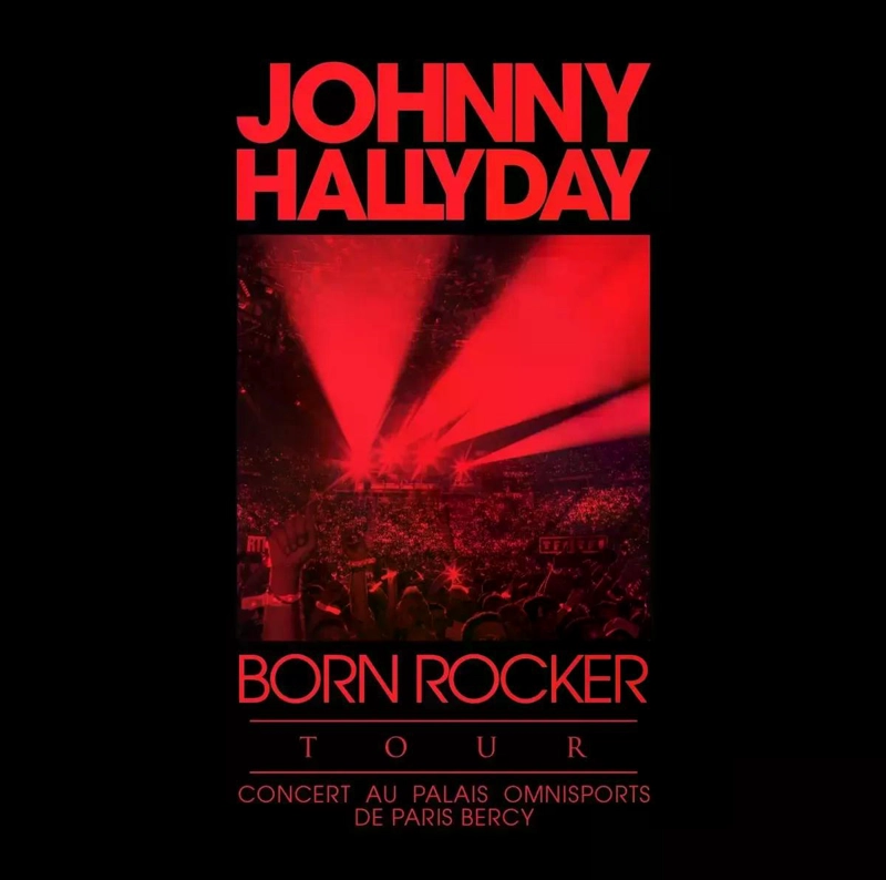 VINILO JOHNNY HALLYDAY/ BORN ROCKER TOUR (RED) 2LP - 1