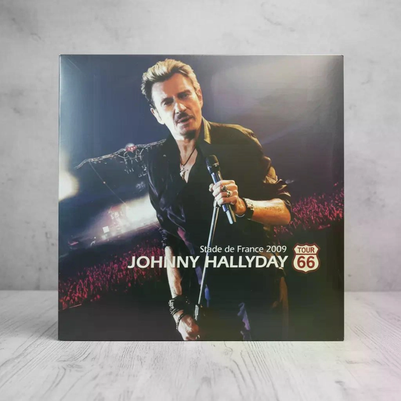 VINILO JOHNNY HALLYDAY/ STADE DE FRANCE 2009 TOUR 66  4LP - 2