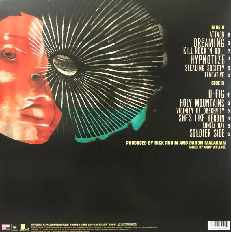 VINILO SYSTEM OF A DOWN/ HYPNOTIZE 1LP VARIANTE - 2