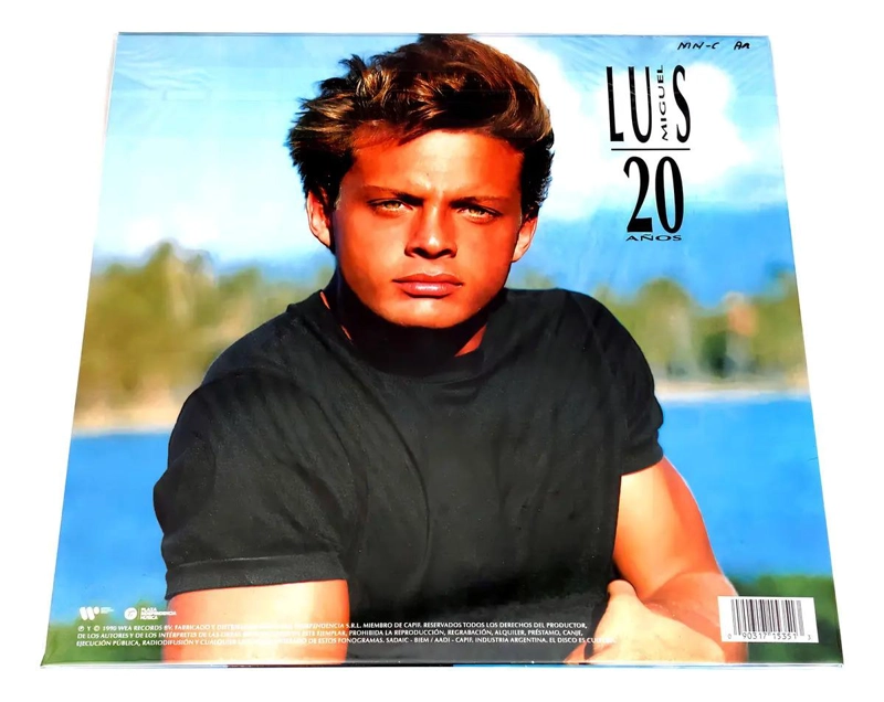 VINILO LUIS MIGUEL/ 20 AÑOS 1LP - 3
