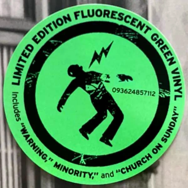 VINILO GREEN DAY/ WARNING: (FLUORESCENT GREEN VINYL) 1LP - 2