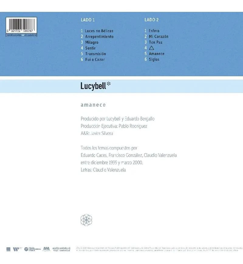 VINILO LUCYBELL/ AMANECE (BLUE VINYL) 1LP - 2