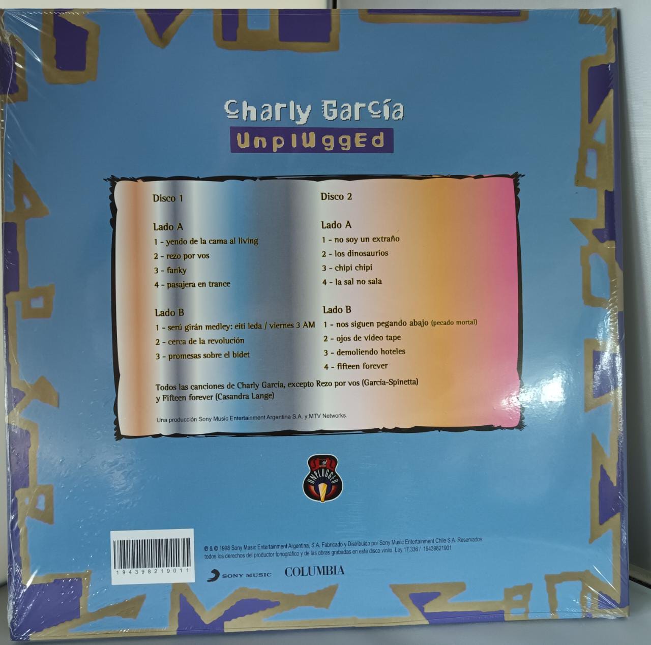 VINILO CHARLY GARCIA/ UNPLUGGED 2LP - 1