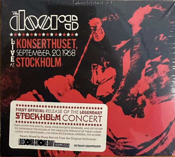 CD THE DOORS/ LIVE KONSERTHUSET STOCKHOLM (DIGIPACK) 2CD - 1