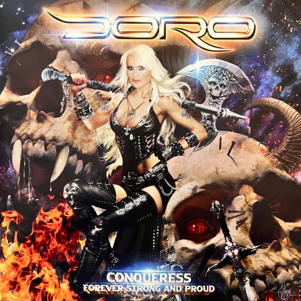 VINILO DORO/ CONQUERESS - FOREVER STRONG AND PROUD (WHITE / BLACK SPLATTER VINIL) 2LP - 1