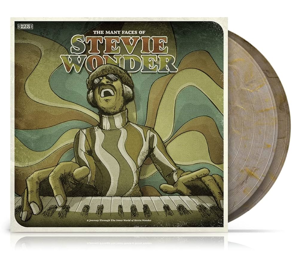 VINILO VARIOS ARTISTAS/ THE MANY FACES OF STEVIE WONDER (BROWN AND YELLOW MARBLED VINYL) 2LP - 1