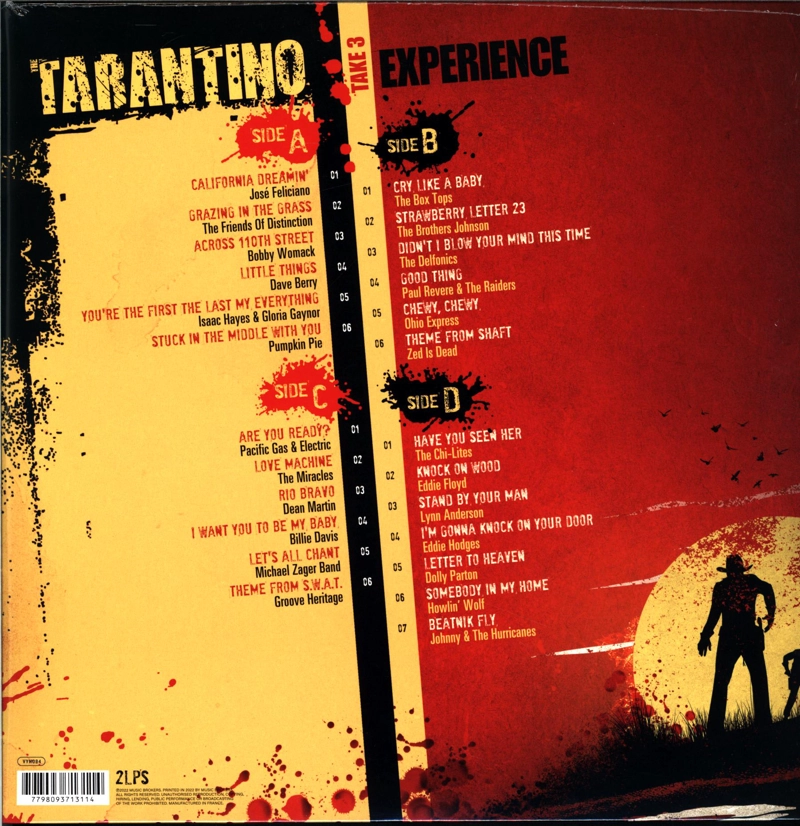VINILO VARIOS ARTISTAS/ THE TARANTINO EXPERIENCE TAKE 3 2LP - 1