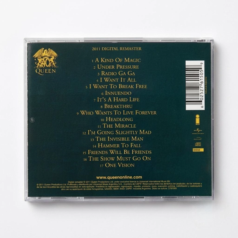 CD QUEEN/ GREATEST HITS II (REMASTER) 1CD - 3