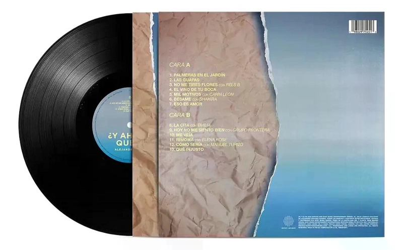VINILO ALEJANDRO SANZ/ ¿Y AHORA QUE  +? 1LP - 3