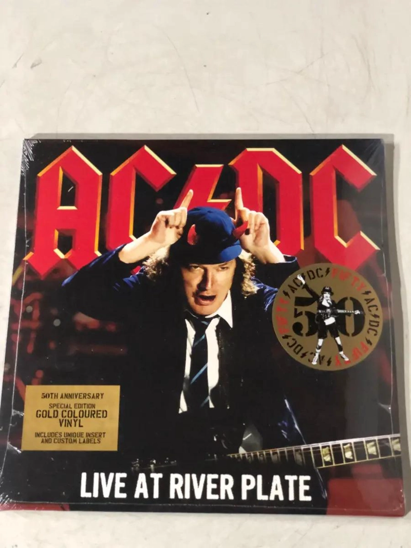 VINILO AC/DC/ LIVE AT RIVER PLATE (GOLD VINYL) 3LP - 2
