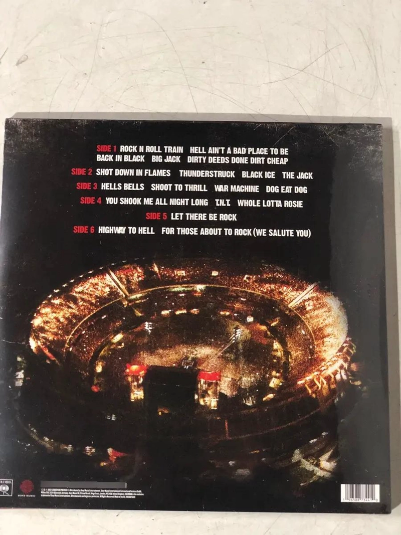 VINILO AC/DC/ LIVE AT RIVER PLATE (GOLD VINYL) 3LP - 3