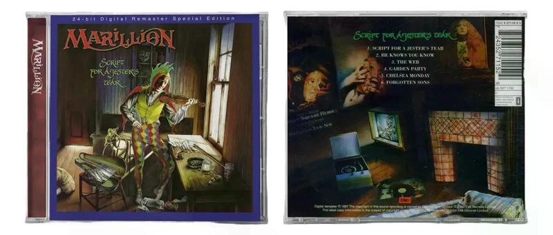 CD MARILLION/ SCRIPT FOR A JESTER'S TEAR 1CD - 2