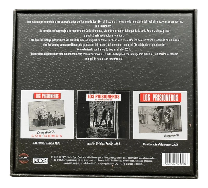 CD LOS PRISIONEROS/ LA VOZ DE LOS 80 - 40 AÑOS 3CD (BOXSET) - 2