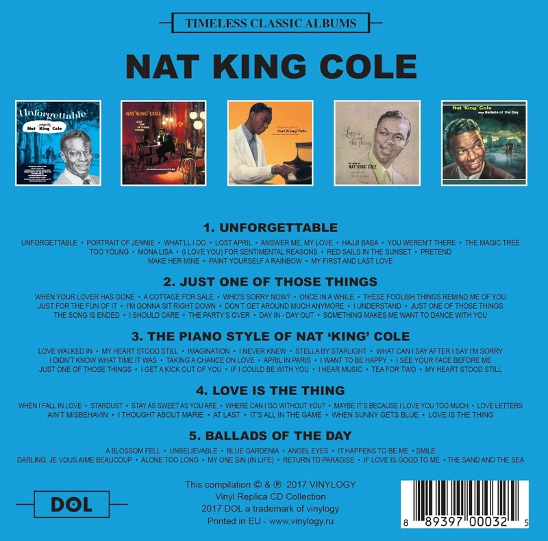 CD NAT KING COLE/ TIMELESS CLASSIC ALBUMS BOX SET 5CD - 2