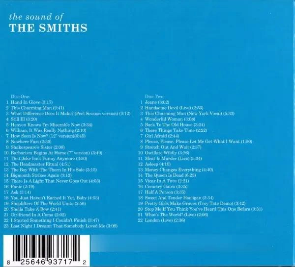 CD THE SMITHS/ THE SOUND OF THE SMITHS (EUROPE) 1CD - 2