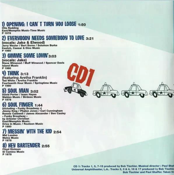 CD THE BLUES BROTHERS/ THE BLUES BROTHERS COMPLETE 2CD - 2