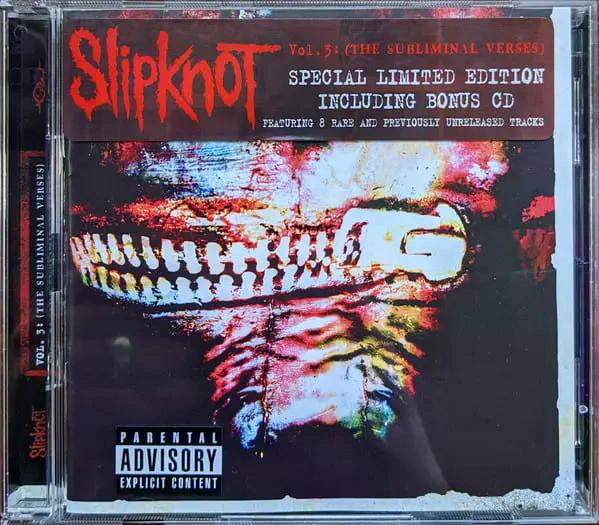 CD SLIPKNOT/ VOL. 3: THE SUBLIMINAL VERSES 2CD - 2