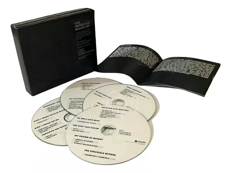 CD VARIOS ARTISTAS/ THE METALLICA BLACKLIST 4CD - 4