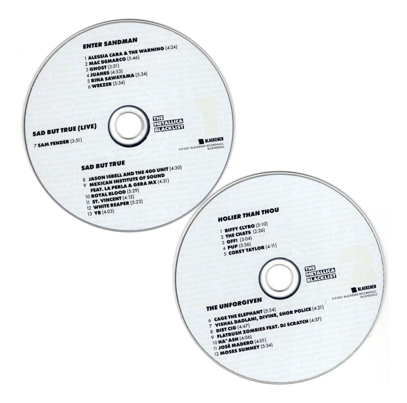 CD VARIOS ARTISTAS/ THE METALLICA BLACKLIST 4CD - 8