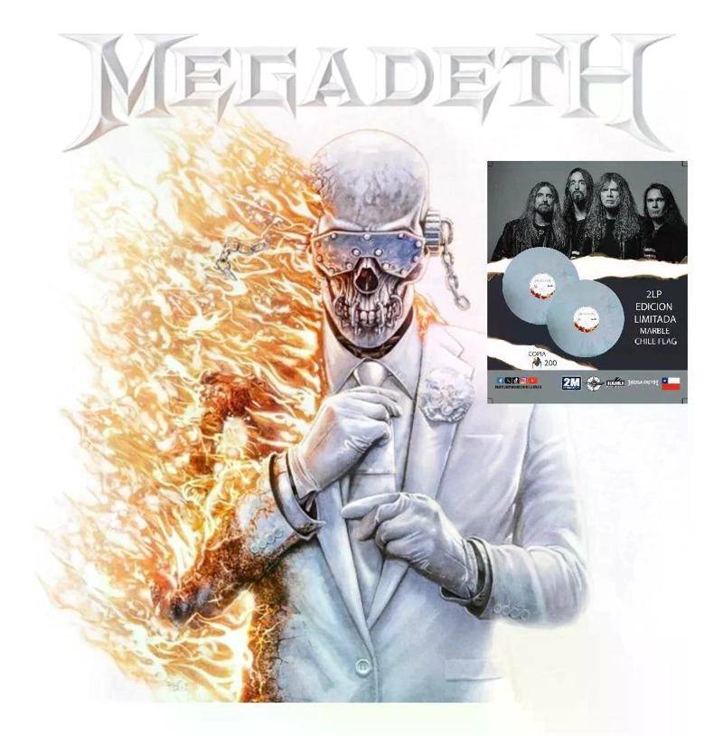 VINILO MEGADETH/ MEGADETH - EDICION LIMITADA (MARBLE CHILE FLAG) 2LP - 1