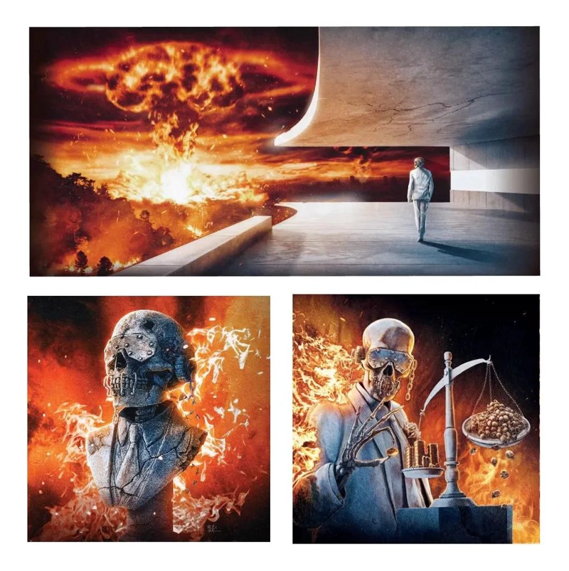 VINILO MEGADETH/ MEGADETH - EDICION LIMITADA (MARBLE CHILE FLAG) 2LP - 3