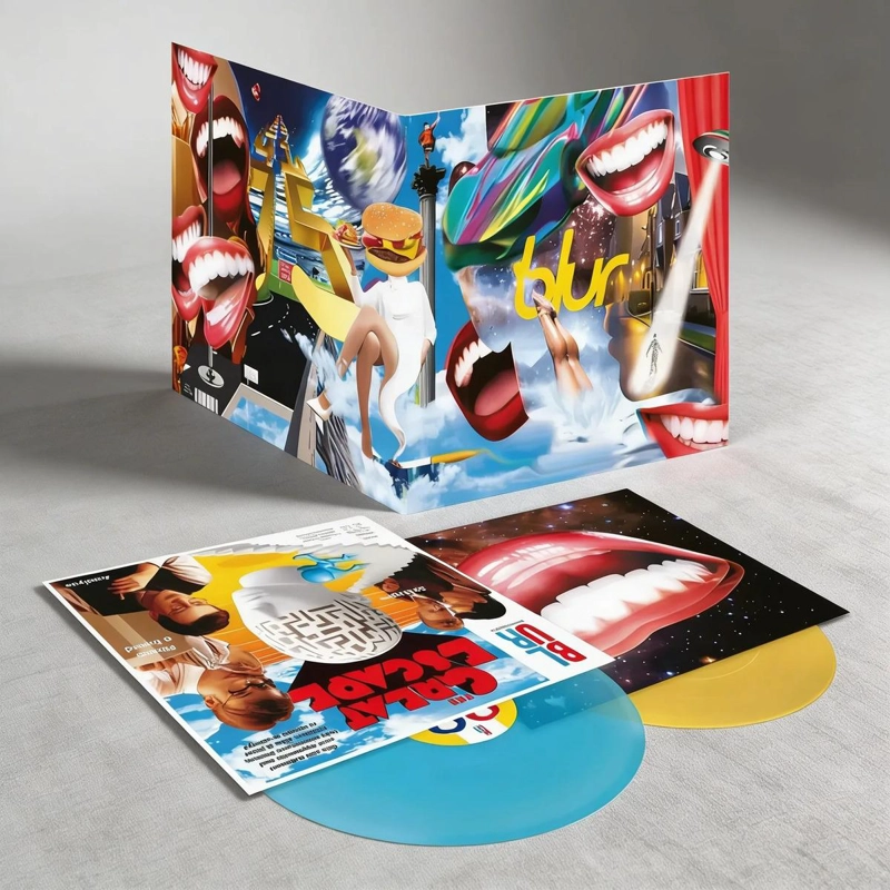 VINILO BLUR/ THE GREAT ESCAPE (YELLOW TRANSPARENT & BLUE TRANSPARENT) 2LP - 3
