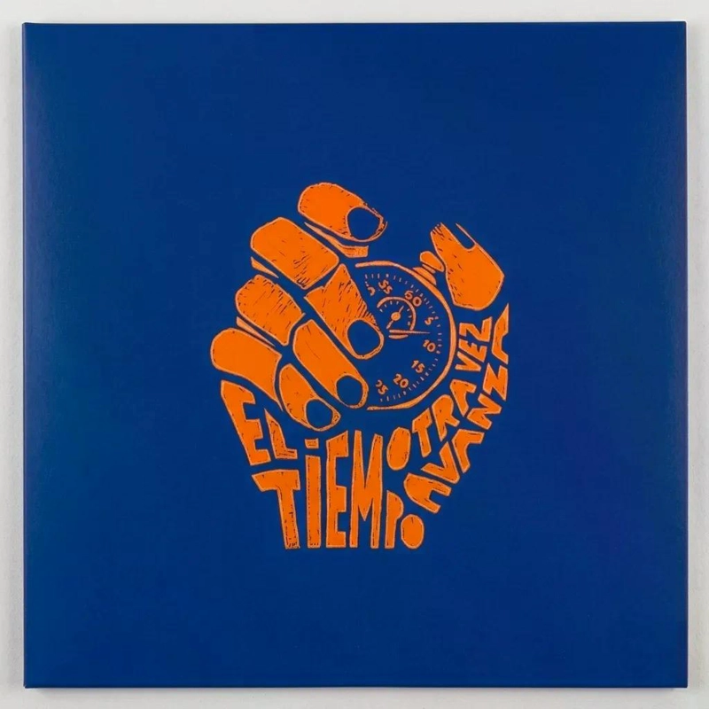 VINILO NO TE VA GUSTAR/ EL TIEMPO OTRA VEZ AVANZA (BLUE VINYL) 1LP - 3