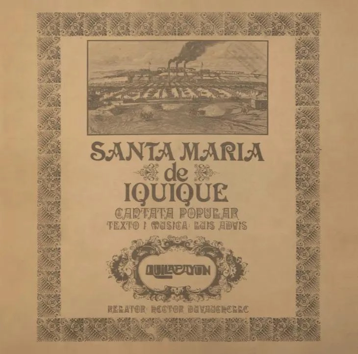 VINILO QUILAPAYUN/ CANTATA SANTA MARIA DE IQUIQUE (VERSION 2025)1LP - 1