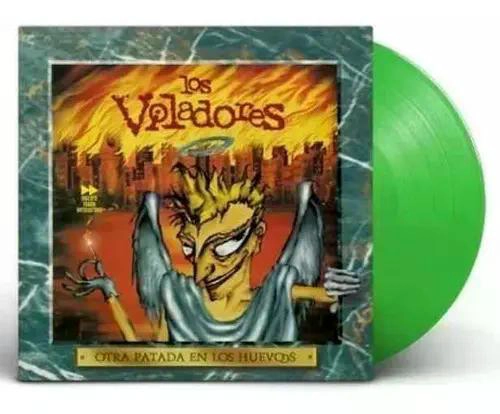 VINILO LOS VIOLADORES/ OTRA PATADA EN LOS HUEVOS (GREEN VINYL) 1LP - 1